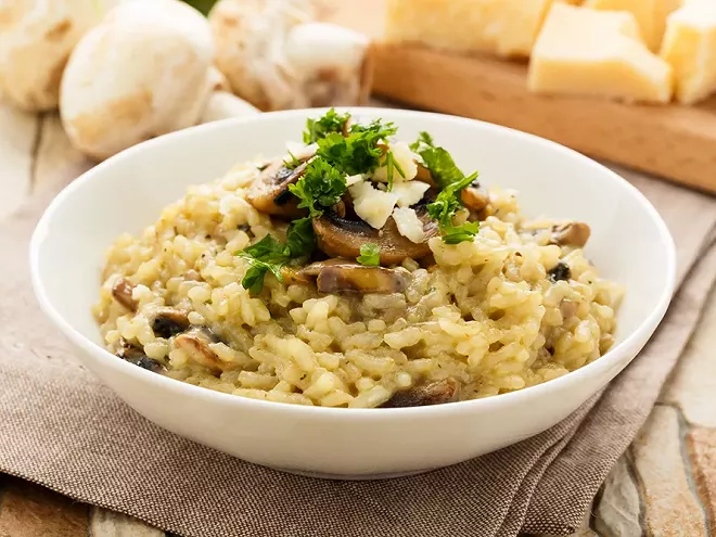 Image de la recette Risotto aux champignons au Cookeo